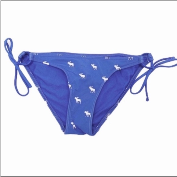 ABERCROMBIE Kids bikini swim bottom L blue - Picture 1 of 6